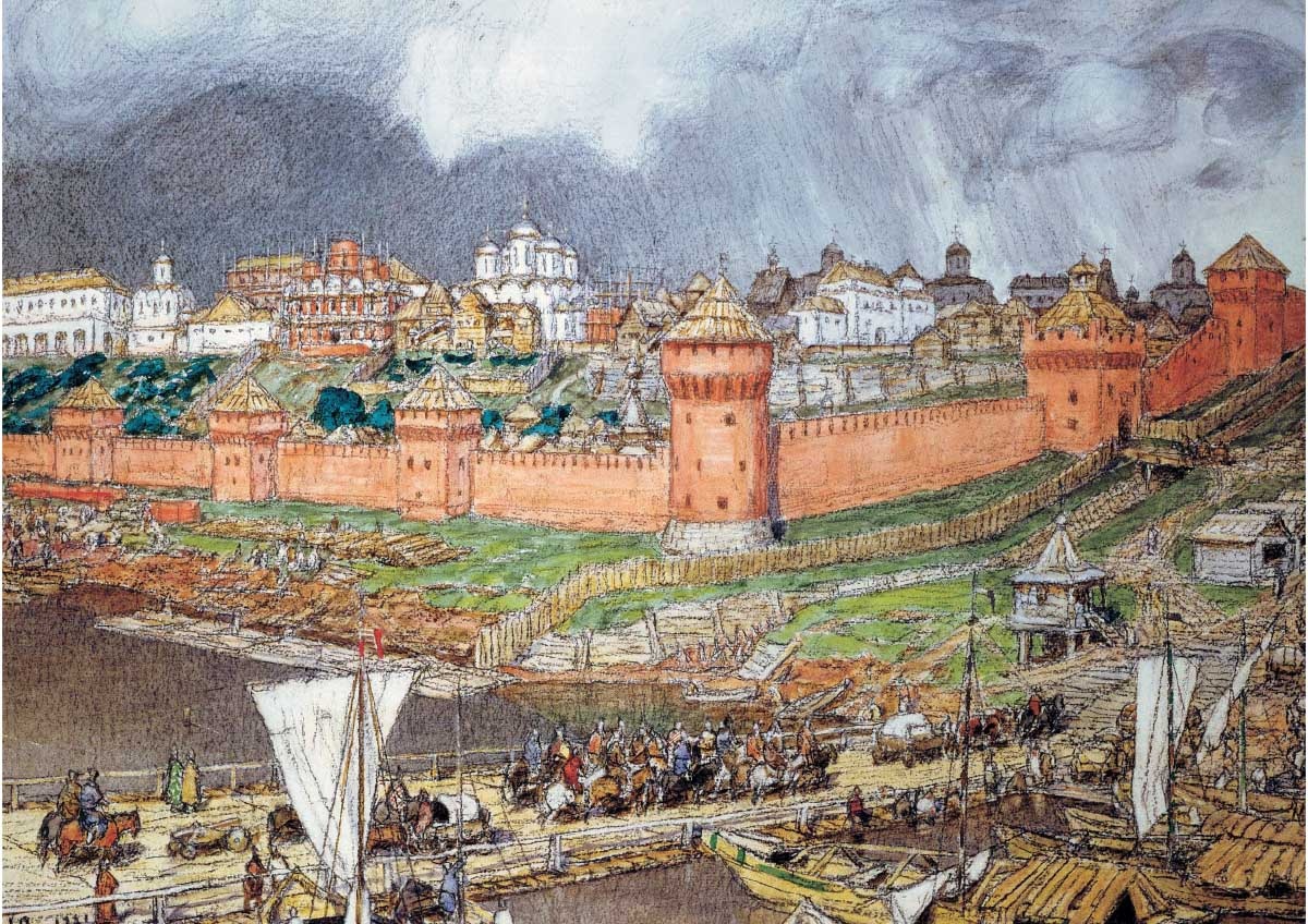 Иллюстрация древнего города